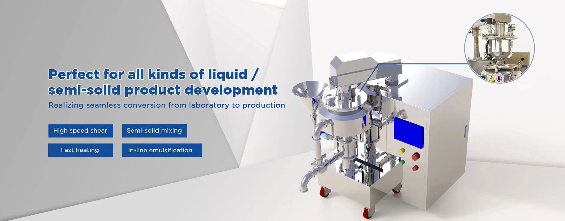 professional emulsifying homogenizer