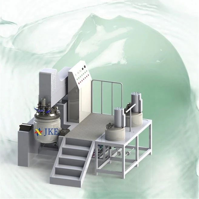 Cream Vacuum Emulsifying Mixer Machine